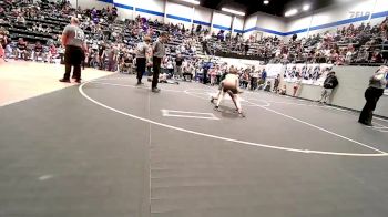 55 lbs Rr Rnd 3 - Beau Lloyd, Sulphur Youth Wrestling Club vs Colten Sumrall, Harrah Little League Wrestling