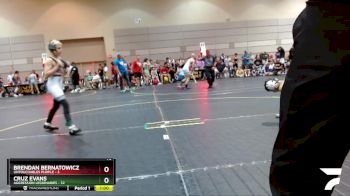 75 lbs Quarterfinals (8 Team) - Brendan Bernatowicz, Untouchables Purple vs Cruz Evans, Aggression Legionaries