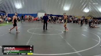 130 lbs Round 4 (8 Team) - Hayden Piovarchy, Rogue WC vs Layne Miller, Noah Mattin`s WA