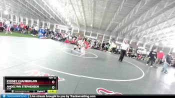 110 lbs Champ. Round 1 - Sydney Chamberlain, Mountain Ridge vs Andelynn Stephensen, Juab