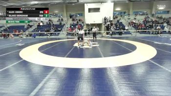 133 lbs Quarterfinal - Blake Dergham, Pennsylvania College Of Technology vs Alex Oberc, Springfield