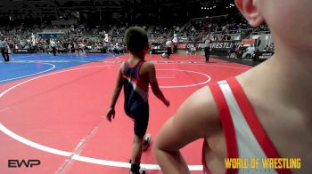 49 lbs Consi Of 8 #1 - Conner Winn, Alpha Elite, Mi vs Kross Kemble, Ponca City Wildcat Wrestling