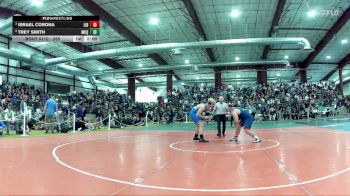285 lbs Quarterfinal - Israel Corona, Liberty vs Trey Smith, Mcqueen