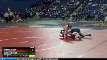 120 lbs Champ. Round 2 - Colin Kacena, Lake Highland Prep vs Colin Honaker, Salesianum