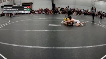 144 lbs Round 1 (6 Team) - Niko Rakis, Maryland Mallets vs Matthew Esposito, North Hunterdon WC