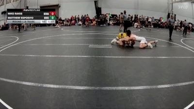 144 lbs Round 1 (6 Team) - Niko Rakis, Maryland Mallets vs Matthew Esposito, North Hunterdon WC