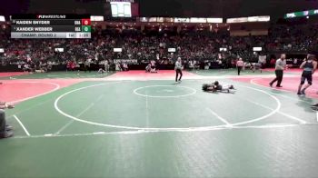 84 lbs Champ. Round 2 - Xander Webber, BEASTA vs Kaiden Snyder, Unattached