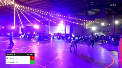 61 lbs Round Of 16 - Nico Lopez, Black Fox Wrestling Academy vs Sebastian Castillo, Takedown Elite