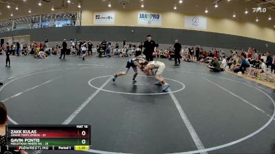 88 lbs Round 4 (6 Team) - Zakk Kulas, Junior Terps Xpress vs Gavin Pontis, Midlothian Miners WC