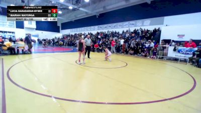 105 lbs Champ. Round 1 - Mariah Mayorga, Eisenhower vs Lucia Baradaran-Bybee, San Clemente