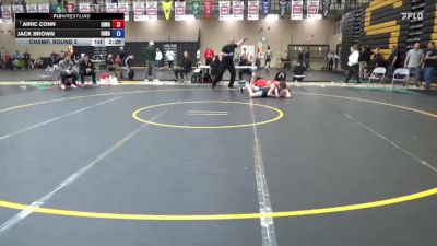 157 lbs Champ. Round 2 - Airic Conn, Iowa vs Jack Brown, Iowa