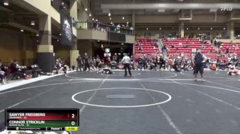 85 lbs Round 5 (6 Team) - Sawyer Freisberg, $nowmen vs Connor Stricklin, Duran Elite