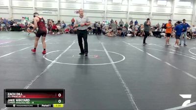 150 lbs Finals (2 Team) - Zach Dill, All American vs Jake Winyard, Combat Athletics Red