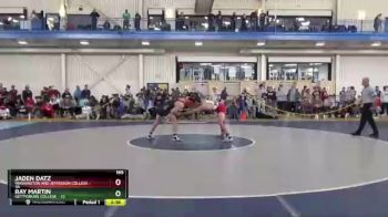 165 lbs 3rd Place Match - Ray Martin, Gettysburg College vs Jaden Datz, Washington And Jefferson College
