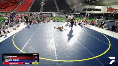 89 lbs Placement Matches (8 Team) - Logan Krenz, Idaho 1 vs Connor Badua, Hawaii