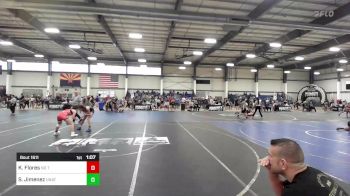 123 lbs Rr Rnd 1 - Karilen Flores, No Team vs Sophie Jimenez, Unattached