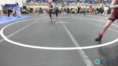 64-70 lbs Rr Rnd 1 - Lucy Chill, Perry Wrestling Academy vs Kinsley Kaulaity, Chickasha Youth Wrestling