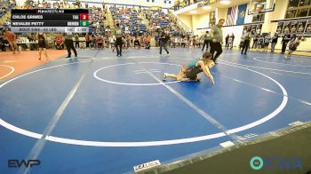 62 lbs Rr Rnd 3 - Chloe Grimes, Tiger Trained Wrestling vs Nevalee Petty, Skiatook Youth Wrestling