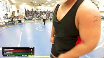215 lbs Champ. Round 1 - David Perez, Rio Mesa vs Ian Ponce, California