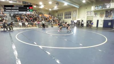 120 lbs Semifinal - Janina Morales, Los Osos vs Savina LaGrass, Hillcrest