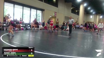 140 lbs Round 2 (4 Team) - Rowdy Johns, Lady Gator Dawgs vs McKenzie Grove, TN AAU- Chaos