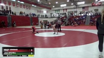 150 lbs Champ. Round 1 - Brady Jennings, Clinton vs Jack Mitchell, Fulton (H.S) JV