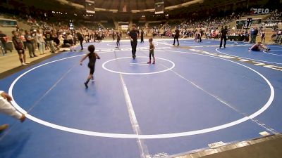 40 lbs Quarterfinal - Reno Ramos, Team Tulsa Wrestling Club vs Gerami President, Victory Combat Sports