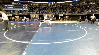 136 lbs Consy 4 - Charley Gantz, Corry vs Lea Borchardt, Williamsport