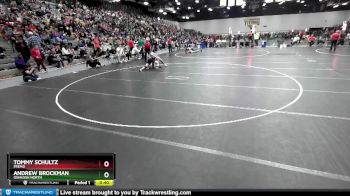 175 lbs Cons. Round 2 - Andrew Brockman, Oshkosh North vs Tommy Schultz, Fremd