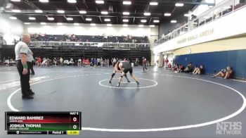 165 lbs Cons. Round 5 - Edward Ramirez, Santa Ana vs Joshua Thomas, Sierra College