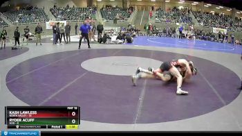 128 lbs Round 2 (4 Team) - Ryder Acuff, Scio vs Kash Lawless, North Valley