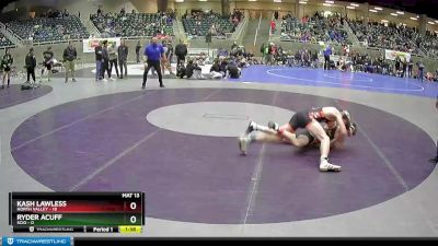 128 lbs Round 2 (4 Team) - Ryder Acuff, Scio vs Kash Lawless, North Valley