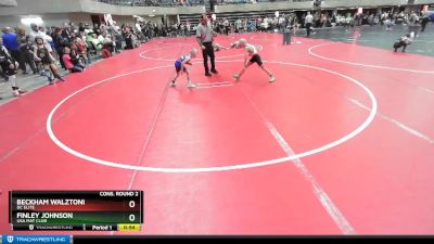 60 lbs Cons. Round 2 - Finley Johnson, USA Mat Club vs Beckham Walztoni, DC Elite