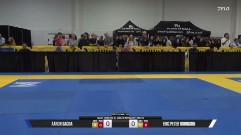 Eric Peter Robinson vs Aaron Sacra 2026 Pan IBJJF Jiu-Jitsu No-Gi Championship