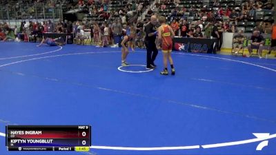 92 lbs Quarterfinal - Hayes Ingram, CO vs Kiptyn Youngblut, IA