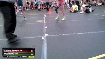 100 lbs Round 2 (4 Team) - Logan Schwarzkopf, Elite Athletic Club vs McKenzy Mason, MO Outlaws Black