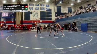 189 lbs Round Of 16 - Slayton Williams, South Side vs Logan Shank, Burrell
