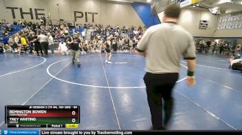 84 lbs Champ. Round 2 - Trey Whiting, Uintah vs Remington Bowen, Team Prestige