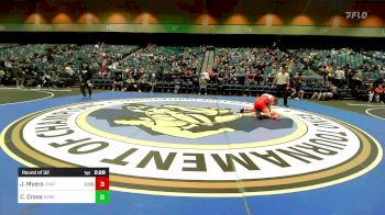 141 lbs Round Of 32 - Jacob Myers, UNATT-Utah Valley vs Cole Cross, Eastern Oregon University