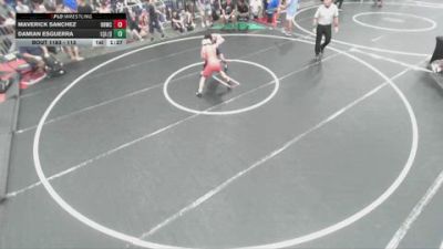 113 lbs Champ. Round 2 - Damian Esguerra, La Quinta L (La Quinta) vs Maverick Sanchez, Rough House Wrestling Club