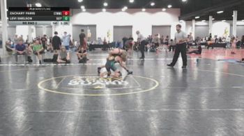 103 lbs Rr Rnd 2 - Zachary Paris, CTWHALE - BHSE vs Levi Snelson, VA Team Predator - BHSE