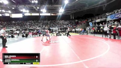 2A 220 lbs Cons. Round 2 - Ben Jensen, West Side vs Jaxon Kendall, Aberdeen