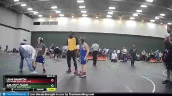 90 lbs Round 3 - Liam Branyon, Wolverine Wrestling Club vs Zachary Allen, Tomahawk Wrestling Club