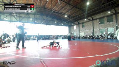 64 lbs Rr Rnd 3 - Dresden Dickinson, Cleveland Takedown Club vs Charles Wheeler, Locust Grove Youth Wrestling