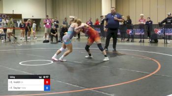 55 kg 3rd Place - Elena Ivaldi, California vs Felicity Taylor, TMWC