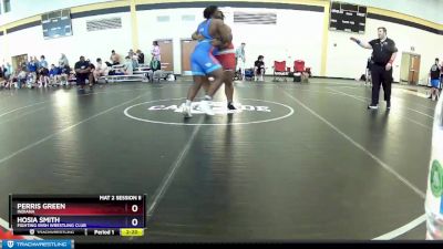 285 lbs Quarterfinal - Perris Green, Indiana vs Hosia Smith, Fighting Irish Wrestling Club