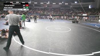 D 1 175 lbs Champ. Round 2 - Dylan Talbot, Southside vs Sean Timler, Jesuit