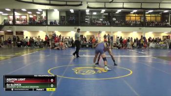 165 Freshman/Soph Cons. Semi - DJ Slovick, University Of Pittsburgh-Bradford vs Ashton Light, St. Clair