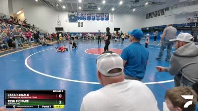 45-45 lbs Round 3 - Tesh McNare, Douglas WC vs Zakai Lukalu, Torrington Wrestling Club