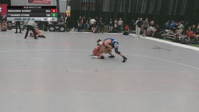 132 lbs Cons. Rd Of 16 - Benjamin Gomez, Bear Cave vs Tanner Stone, Cardani Wrestling Academy